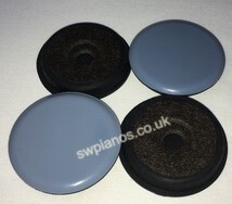 pack of 4 universal piano castor cups