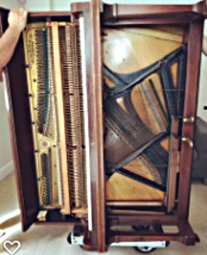 upright piano moving